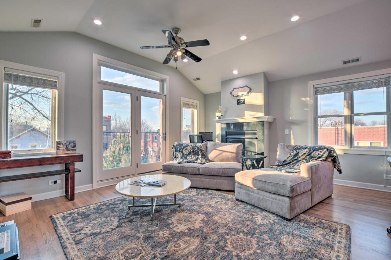 Chicago Condo With Balcony Walk To Cta Stations! Eksteriør billede